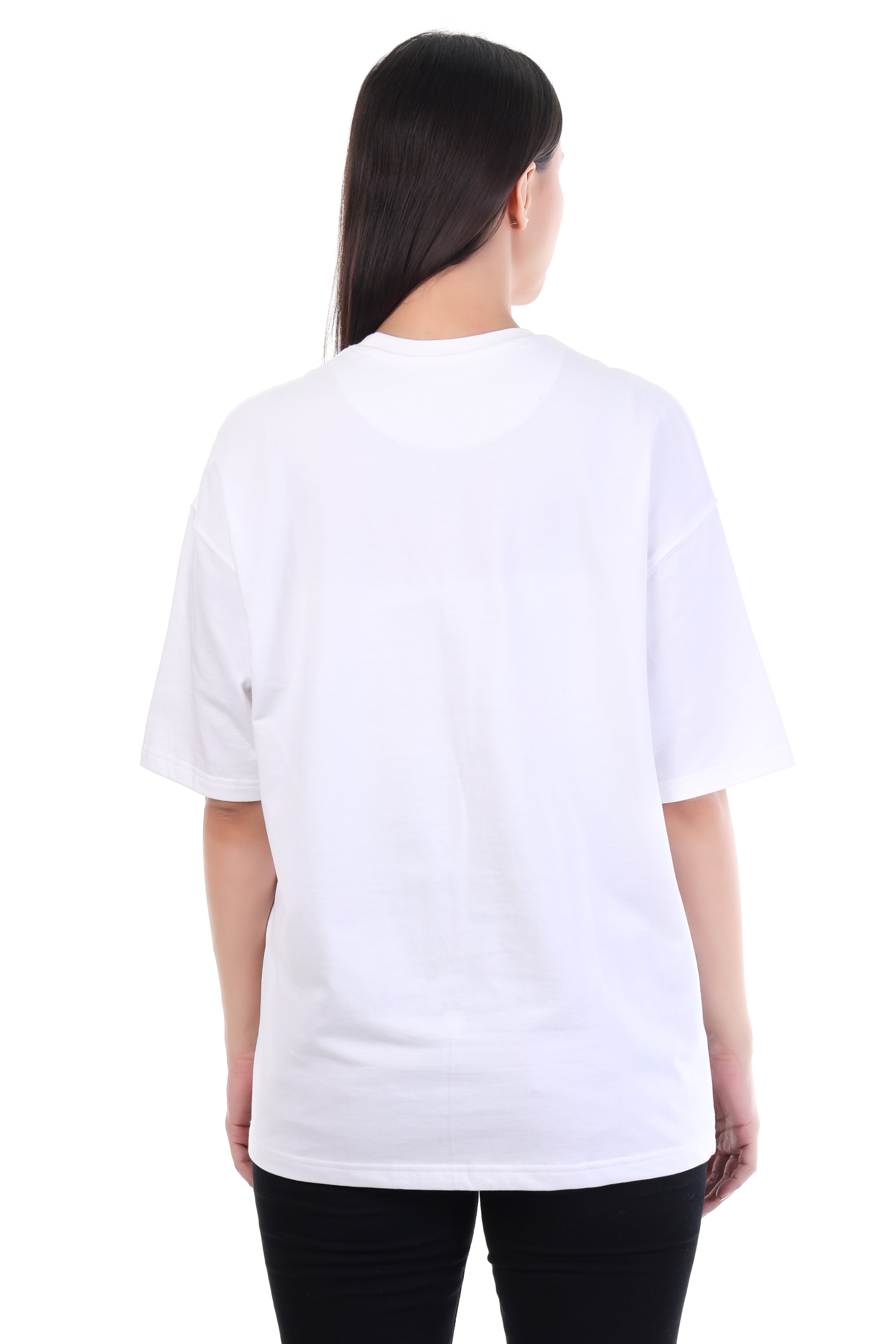 Endless Bloom â White Floral Embroidered T-Shirt for Women