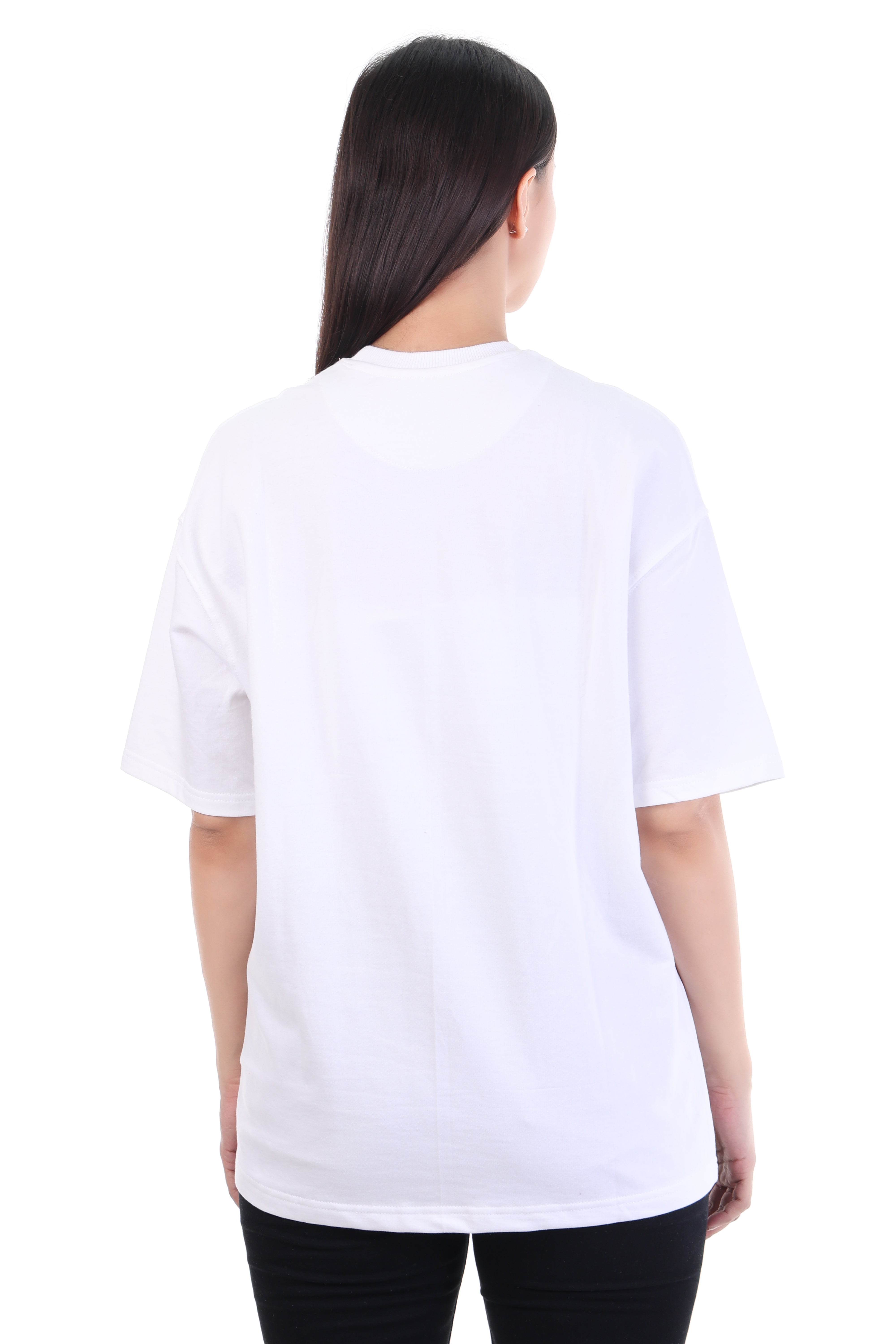 Endless Flowers â White Embroidered Floral T-Shirt for Women | VVM Vastra