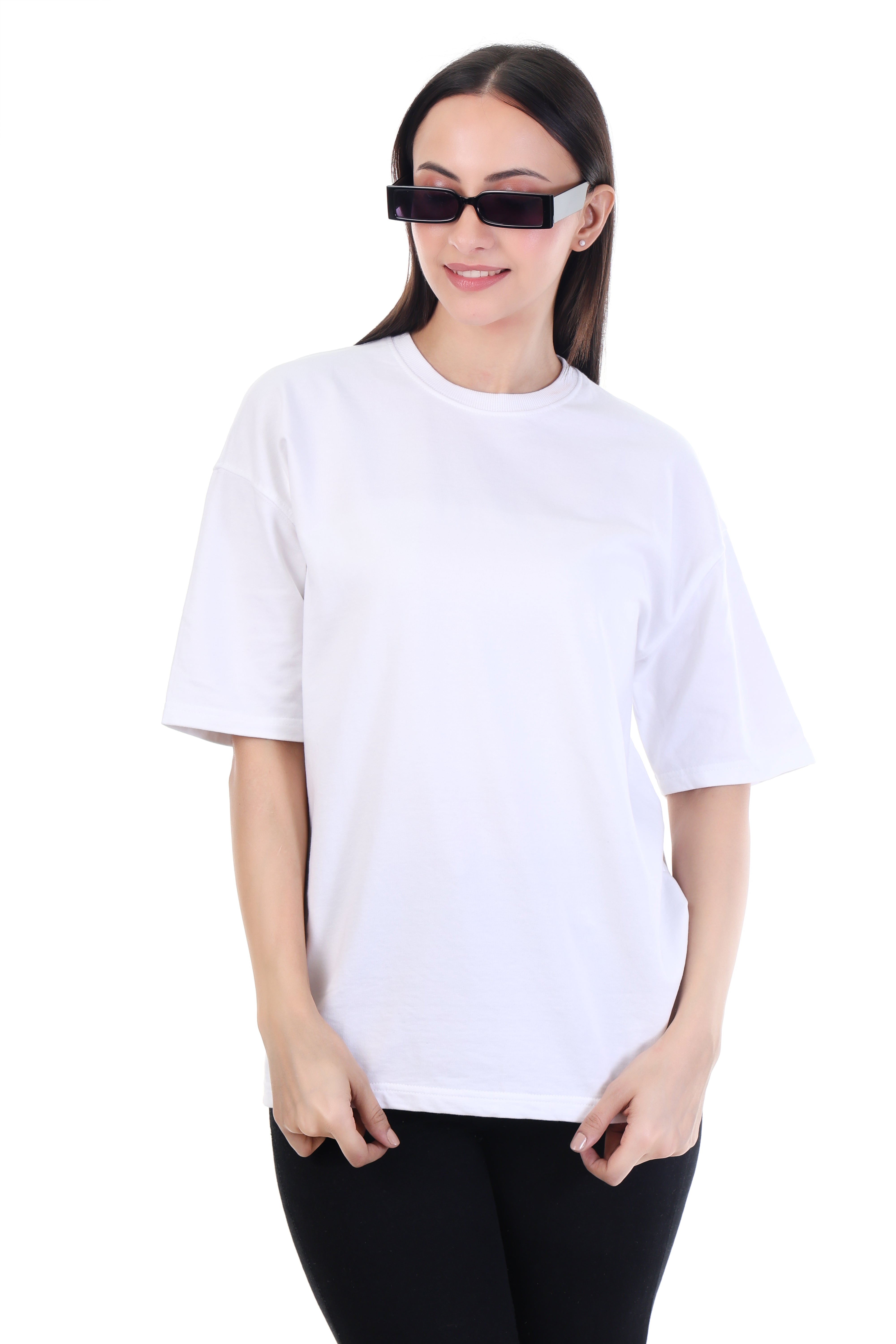 Everyday Pure â Classic White Luxury T-Shirt for Women